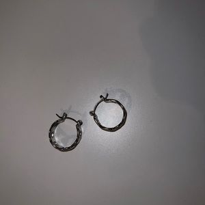 Silver earrings